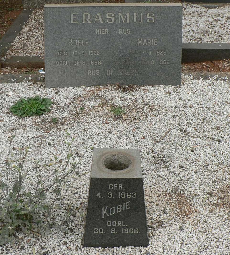 ERASMUS Roelf 1922-1966 &amp; Maria 1928-1966 :: ERASMUS Kobie 1963-1966