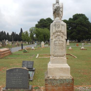FERGUSSON Hugh Wilson 1864-1903 &amp; Elizabeth Wyllie 1956-1964