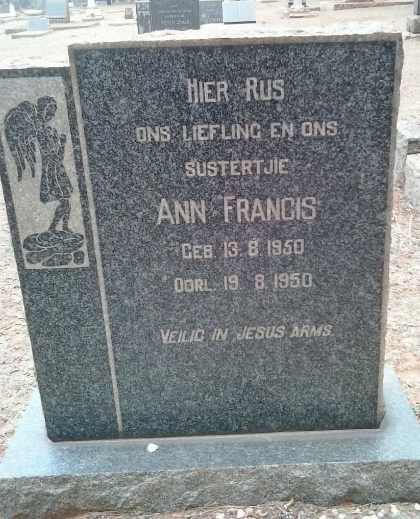 FRANCIS Ann 1950-1950