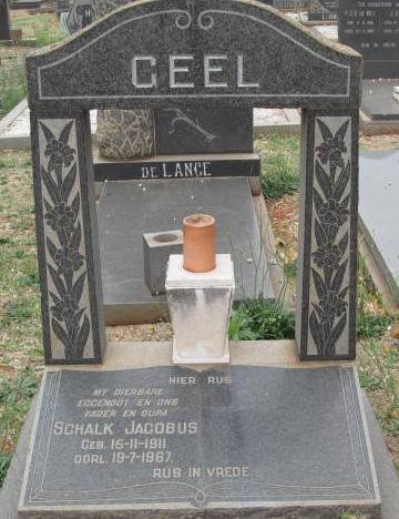 GEEL Schalk Jacobus 1911-1967