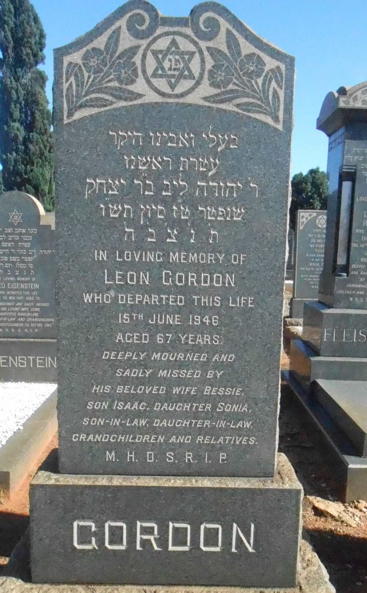 GORDON Leon -1946