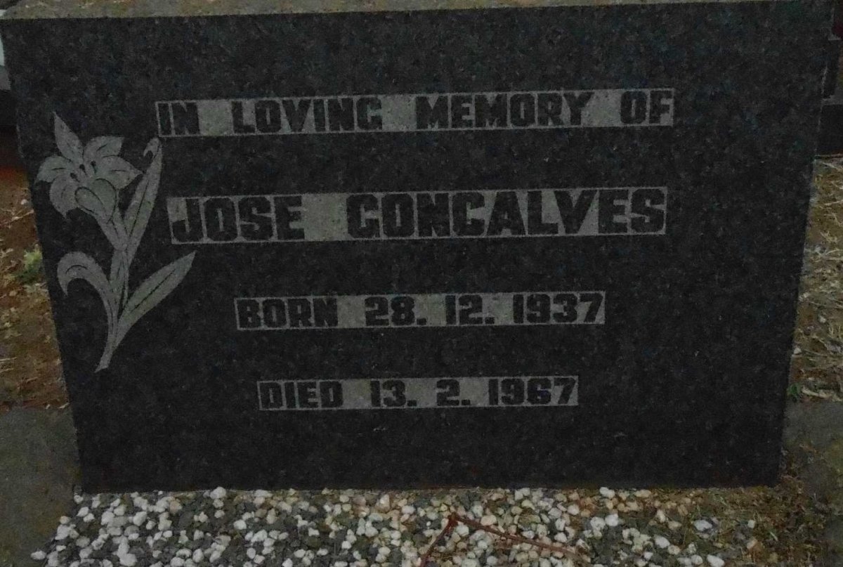 GONCALVES Jose 1937-1967