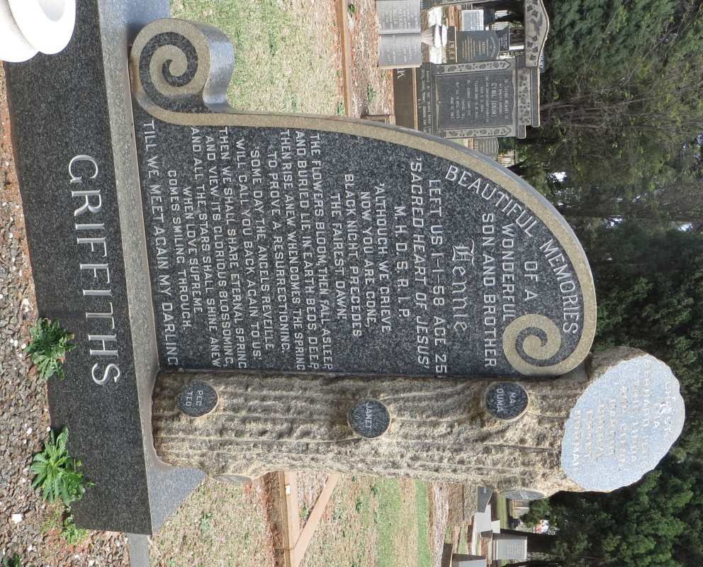 GRIFFITHS Hennie -1958