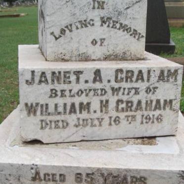 GRAHAM Janet A. -1916