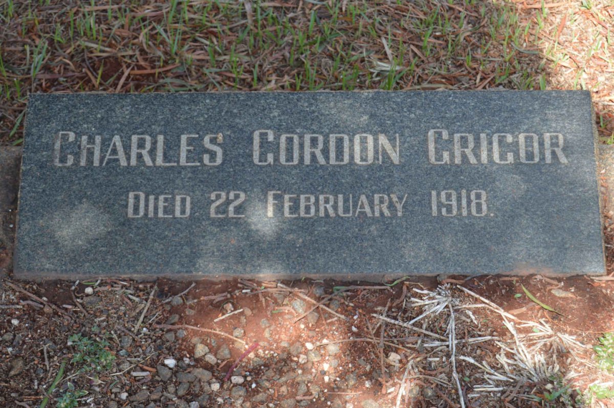 GRIGOR Charles Gordon -1918