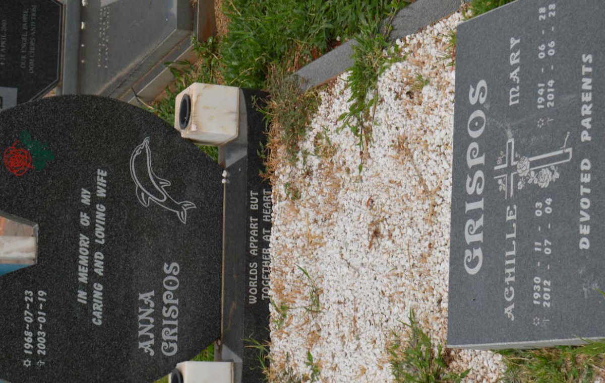 GRISPOS Achille 1930-2012 &amp; Mary 1941-2014 :: GRISPOS Anna 1968-2003