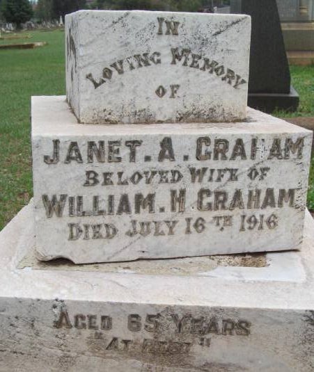 GRAHAM Janet A. -1916