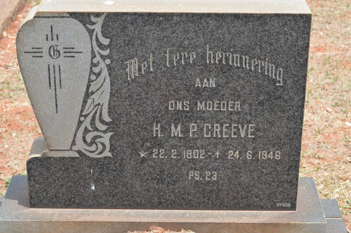 GREEVE H.M.P. 1902-1946