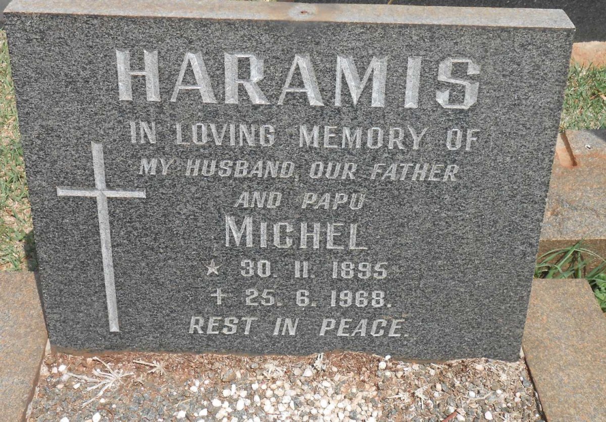 HARAMIS Michel 1895-1968