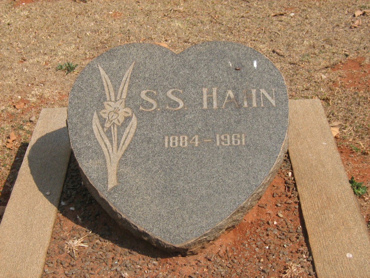 HAHN S.S. 1884-1961