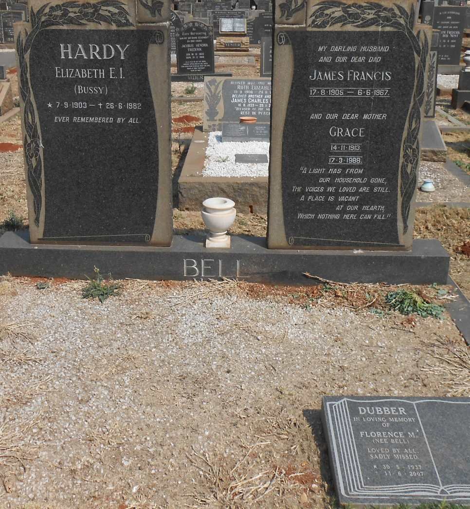 HARDY Elizabeth E.I. 1903-1982