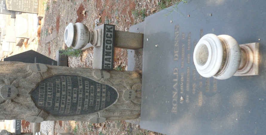 HANCOCK Edmund William 1938-1963 :: HANCOCK Ronald Dennis 1947-1979