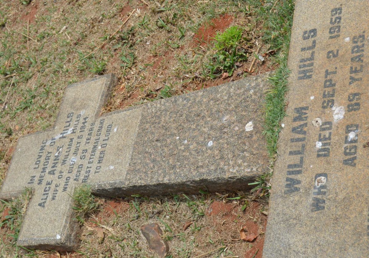 HILLS William -1959 &amp; Alice Anne -1944