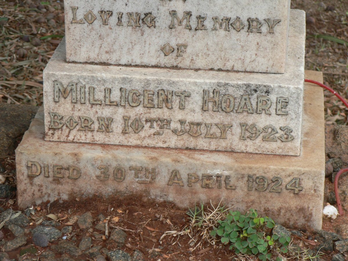 HOARE Millicent 1923-1924
