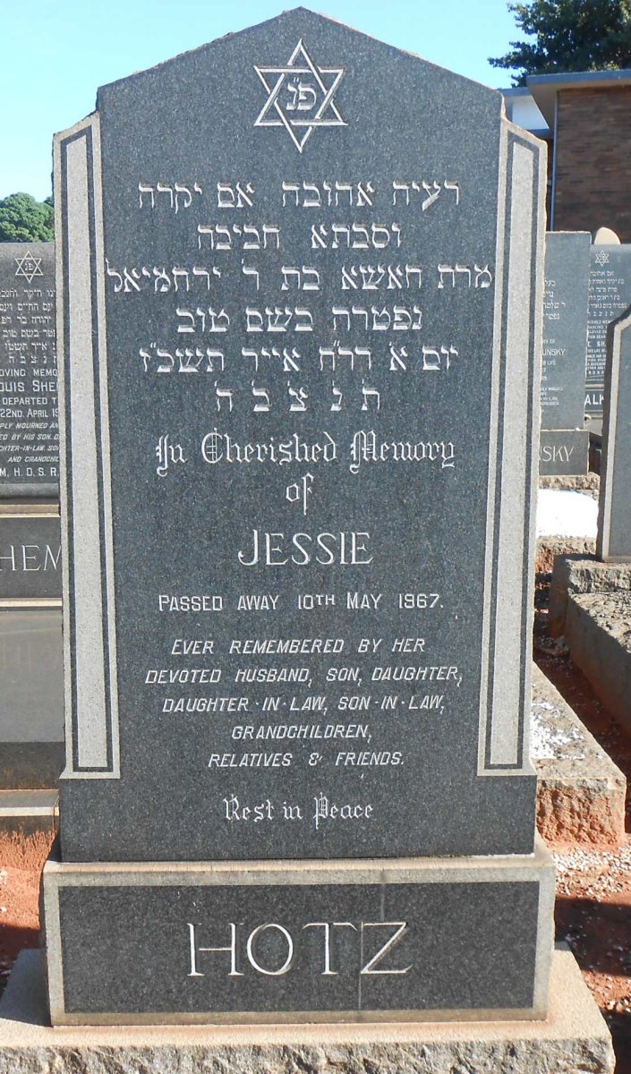 HOTZ Jessie -1967