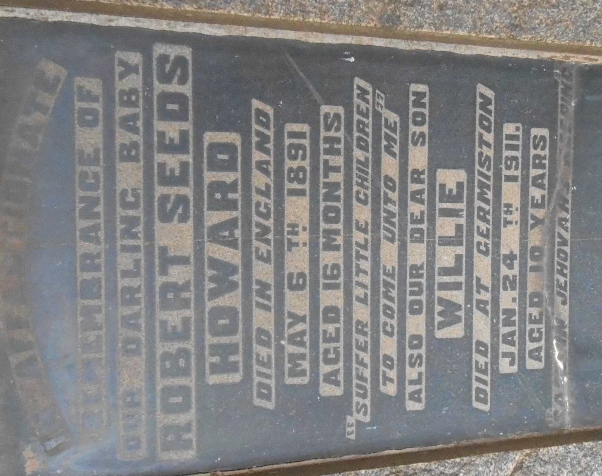HOWARD William Martin -1935 &amp; Jane -1930 :: HOWARD Robert Seeds -1891 :: HOWARD Willie -1911