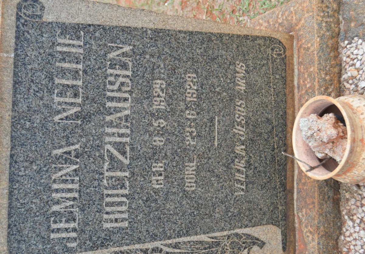 HOLTZHAUSEN Jemina Nellie 1929-1929