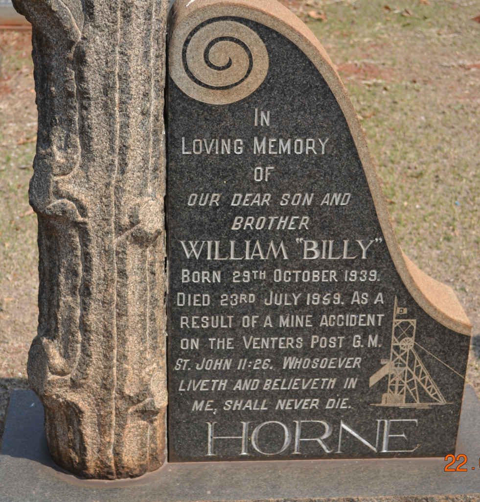 HORNE William 1939-1959