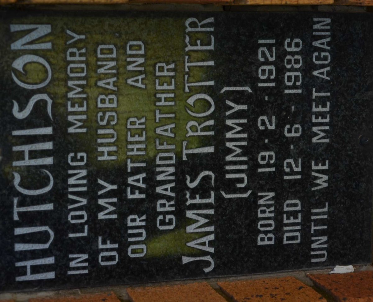 HUTCHISON James Trotter 1921-1986