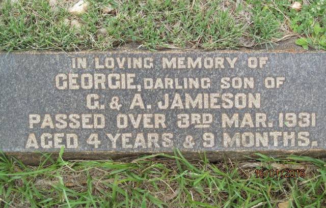 JAMIESON Georgie -1931
