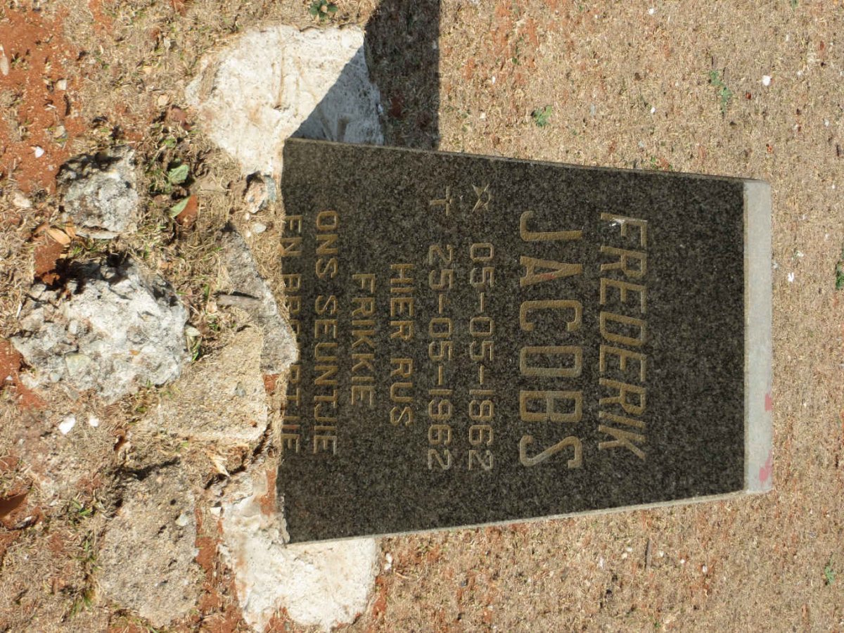 JACOBS Frederik 1962-1962