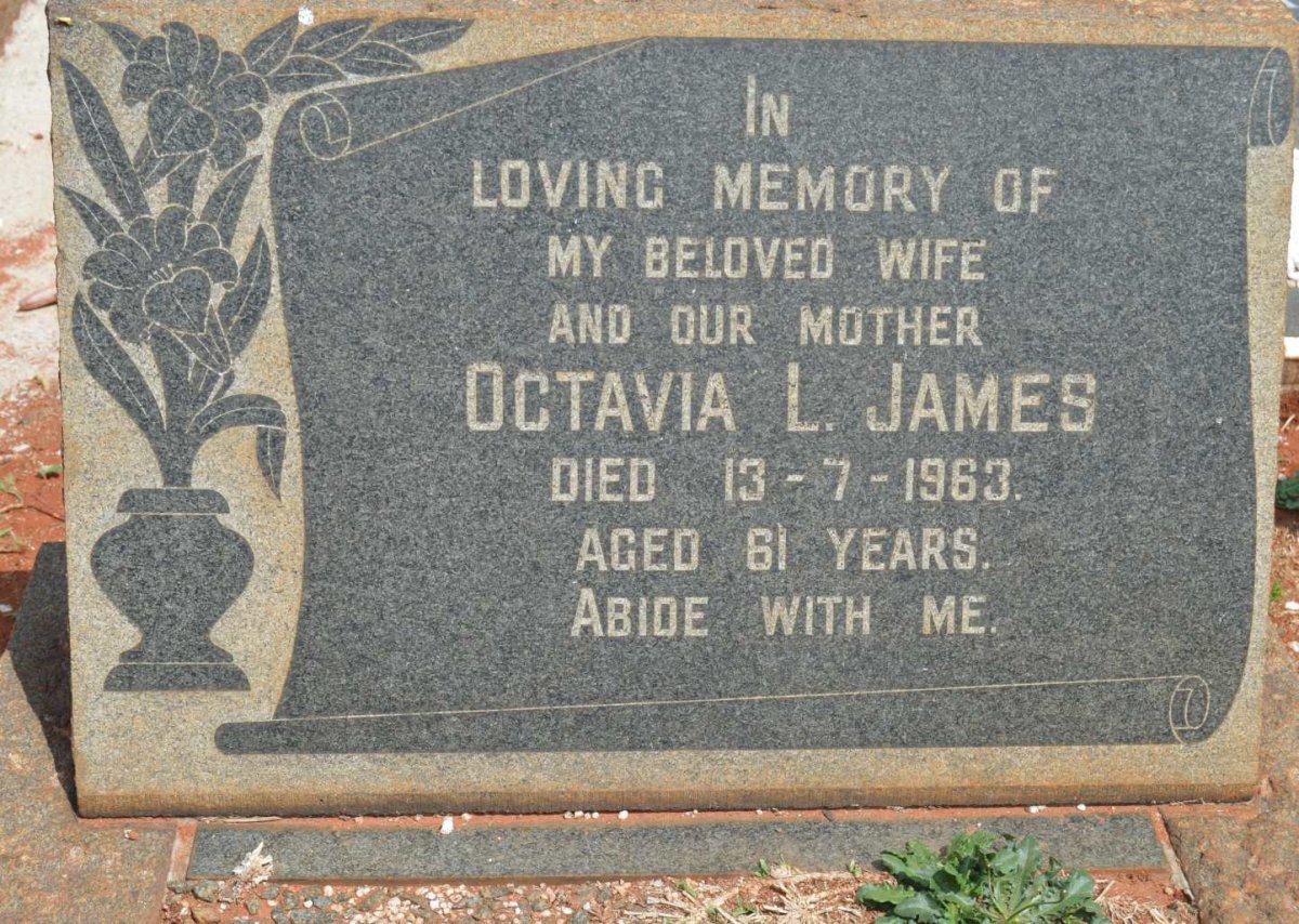 JAMES Octavia L. -1963