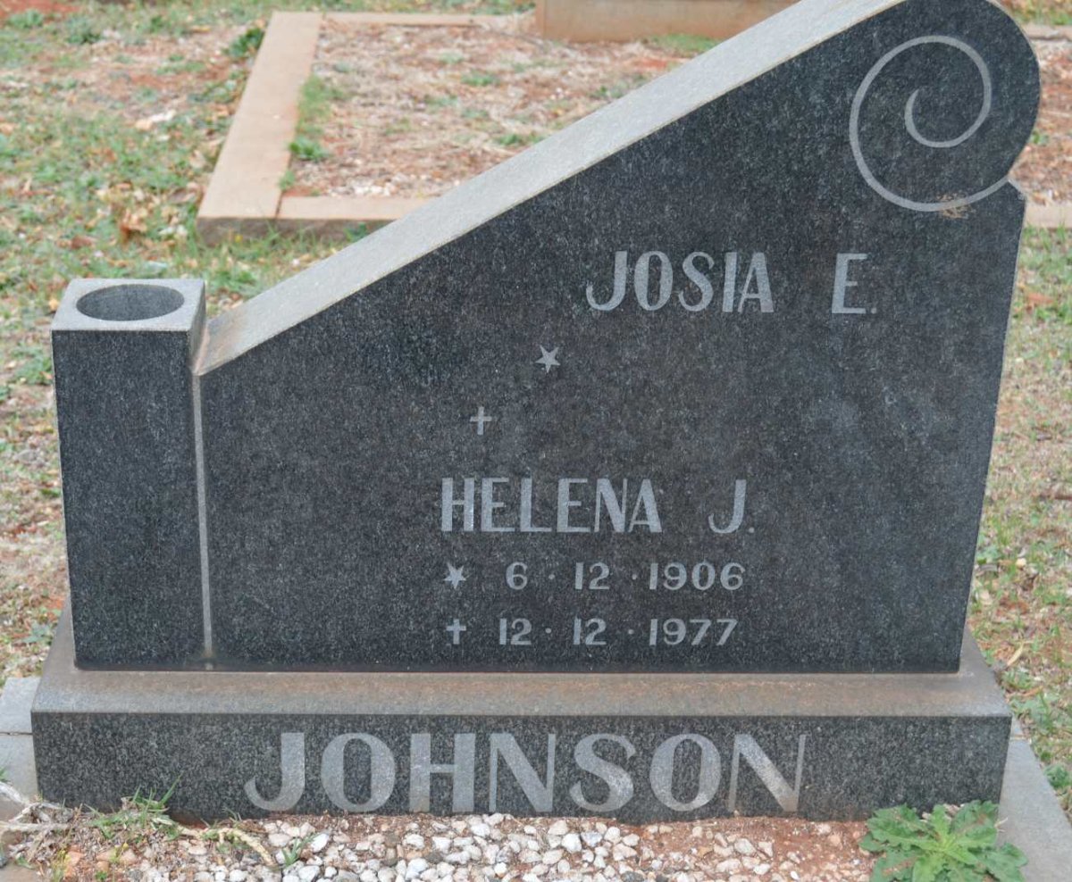 JOHNSON Josia E. &amp; Helena J. 1906-1977