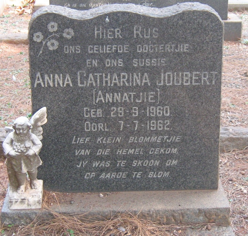 JOUBERT Anna Catharina 1960-1962