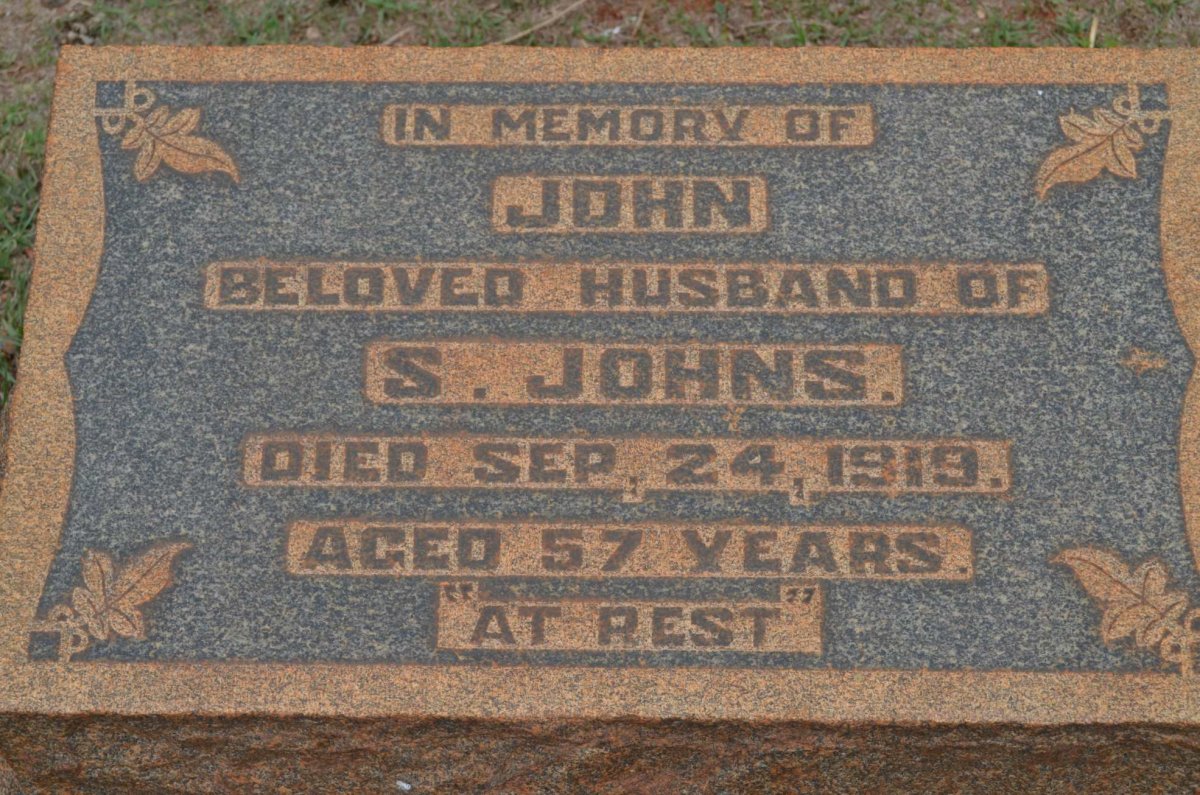 JOHNS John -1919