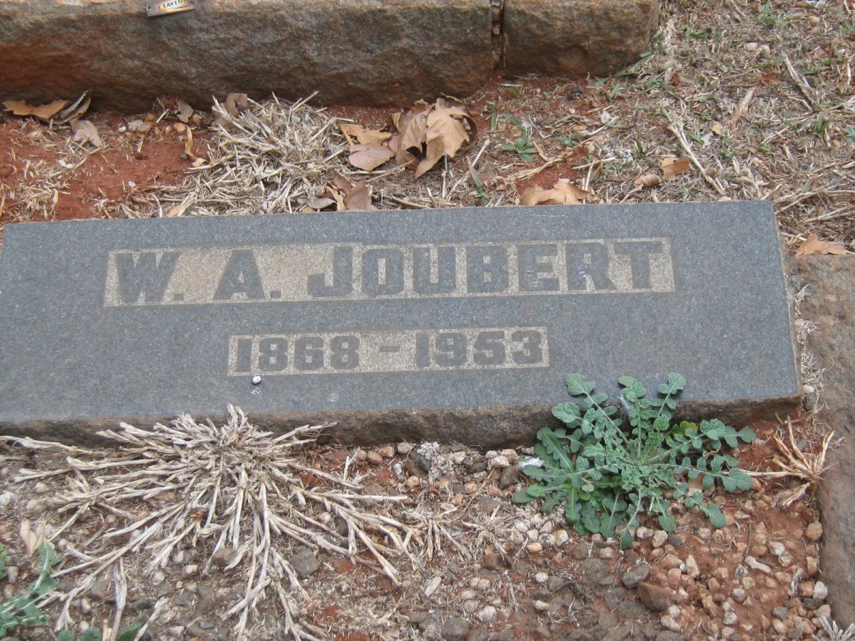 JOUBERT W.A. 1868-1953