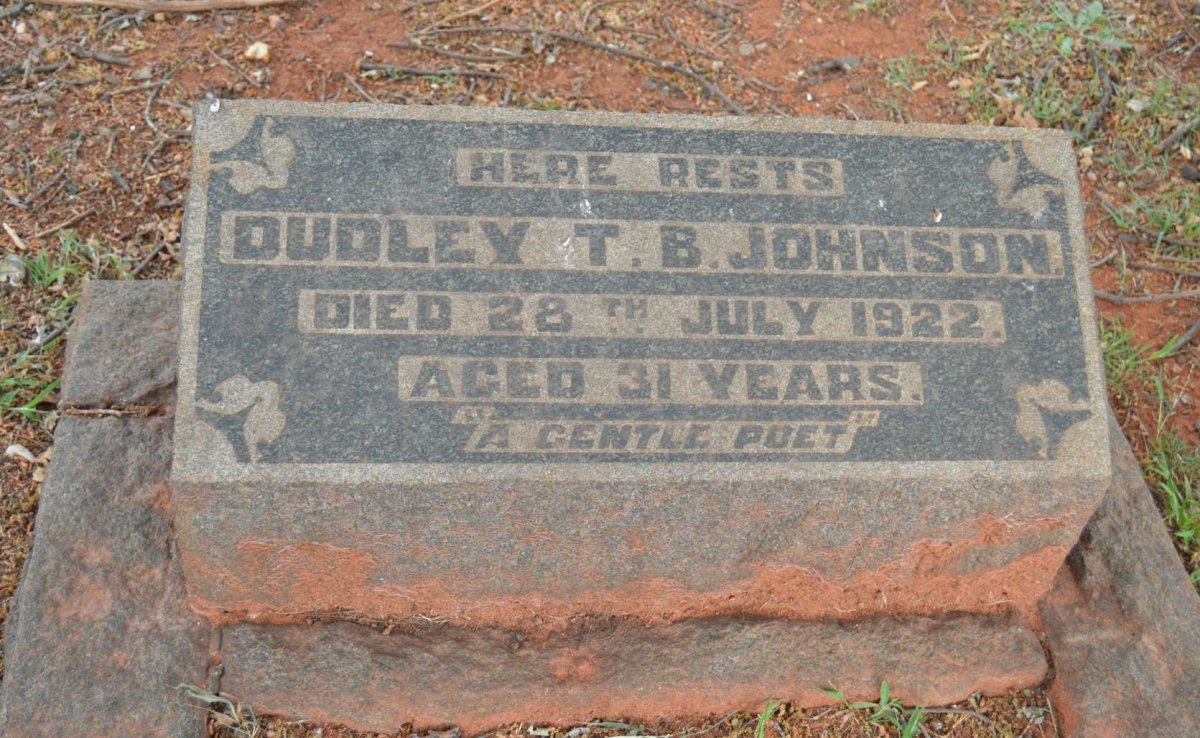JOHNSON Dudley T.B. -1922