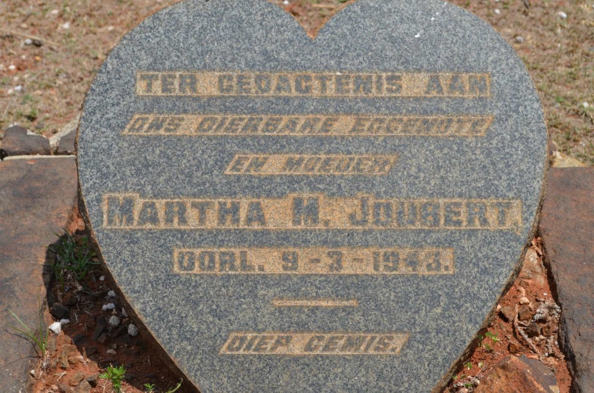 JOUBERT Martha M. -1943