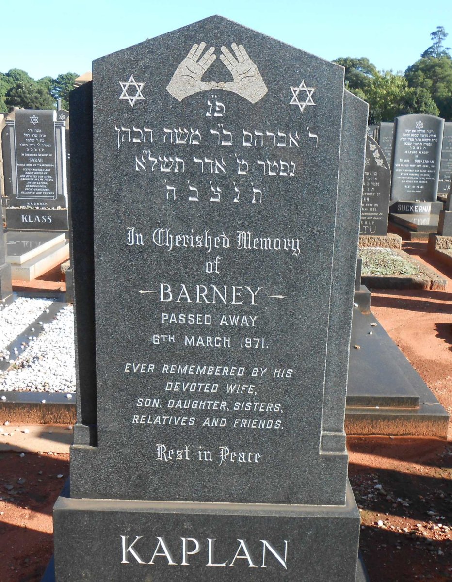 KAPLAN Barney -1971