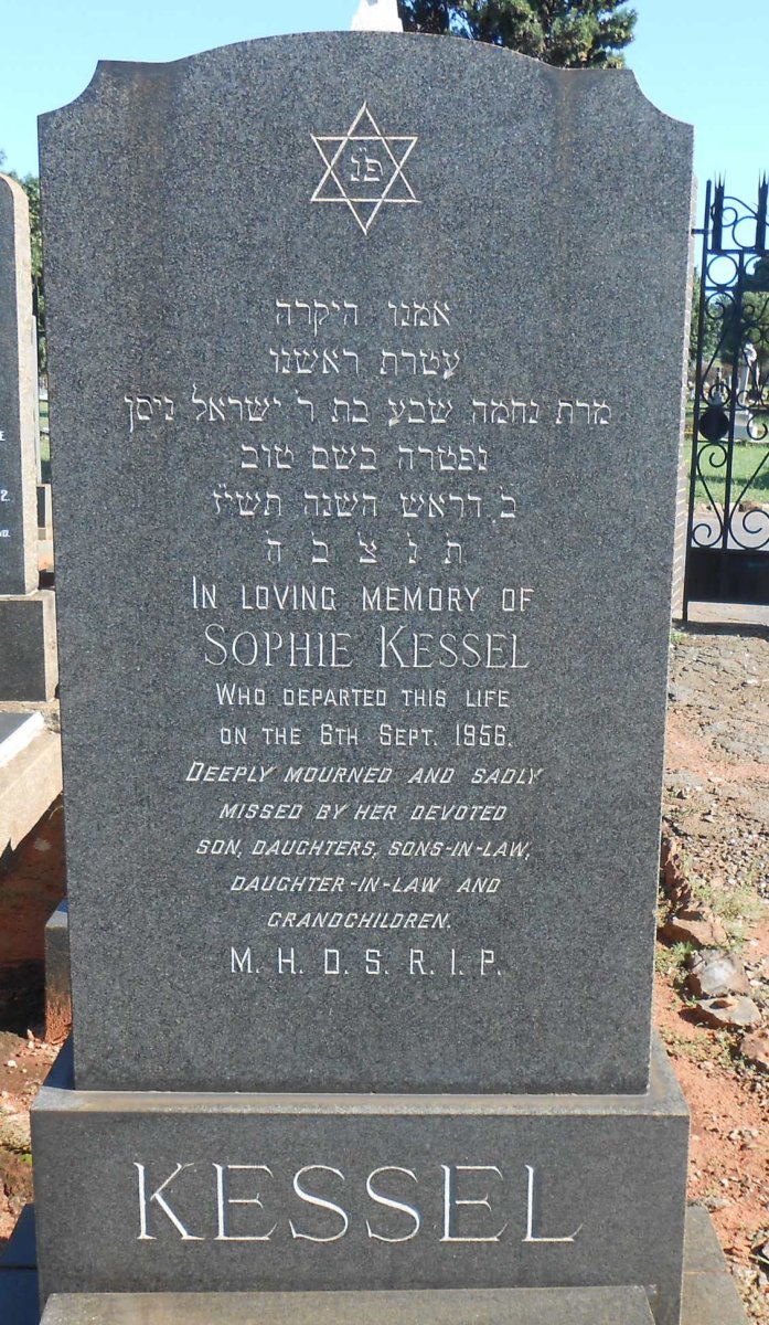 KESSEL Sophie -1956