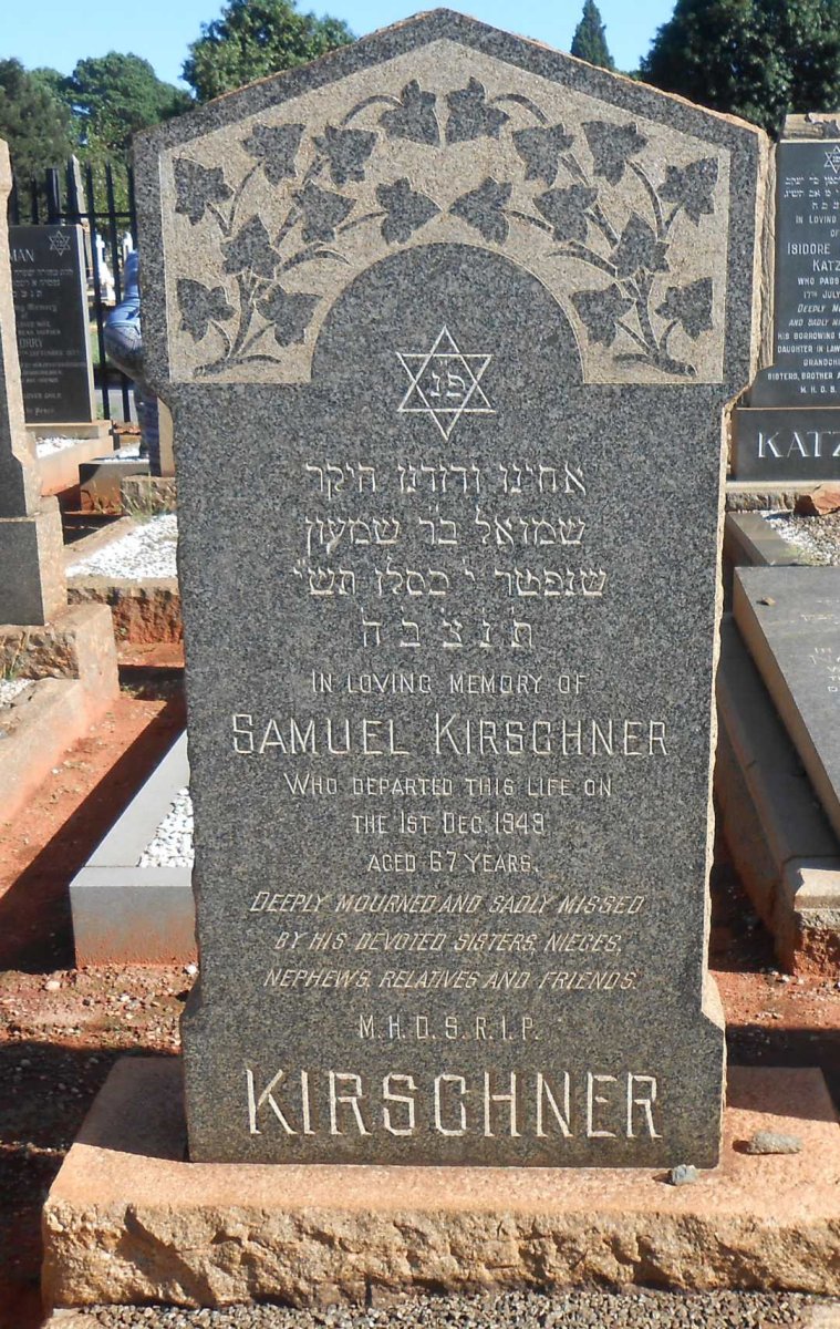 KIRSCHNER Samuel -1949