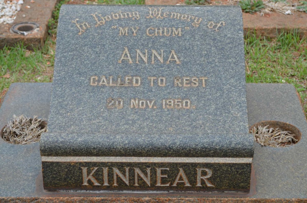 KINNEAR Anna -1950
