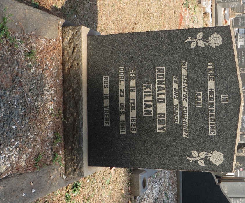 KILIAN Ronald Roy 1928-1961
