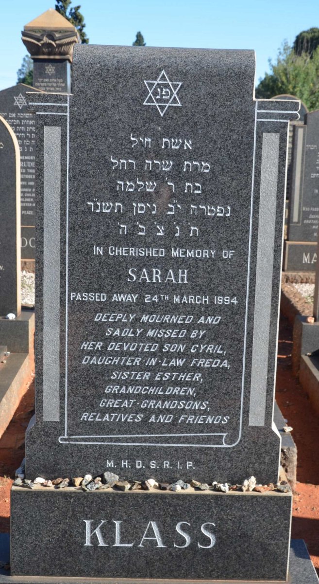 KLASS Sarah -1994