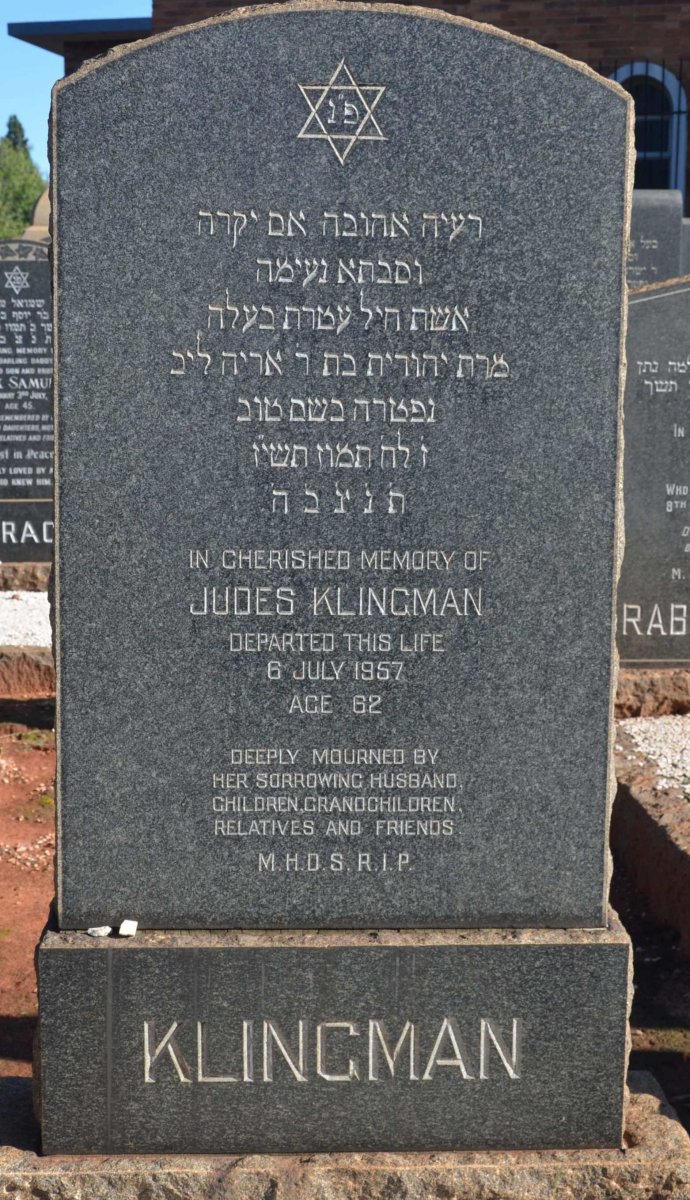 KLINGMAN Judes -1957