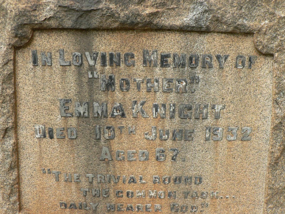 KNIGHT Emma -1932