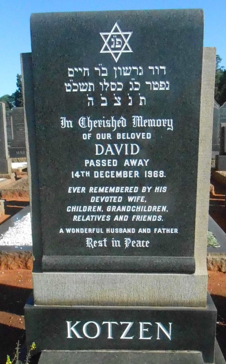 KOTZEN David -1968