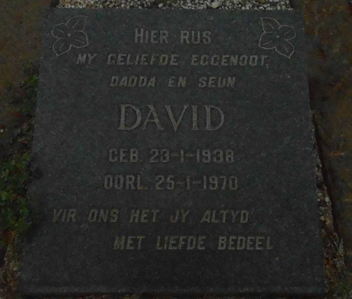 KOCK Josias Francois, de 1912-1968 :: DE KOCK David 1938-1970