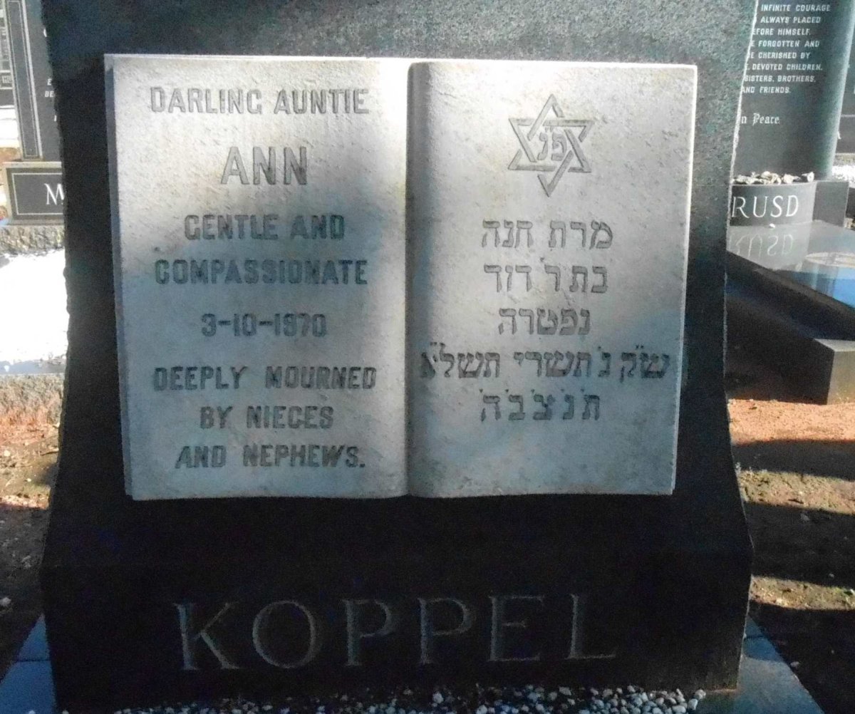KOPPEL Ann -1970