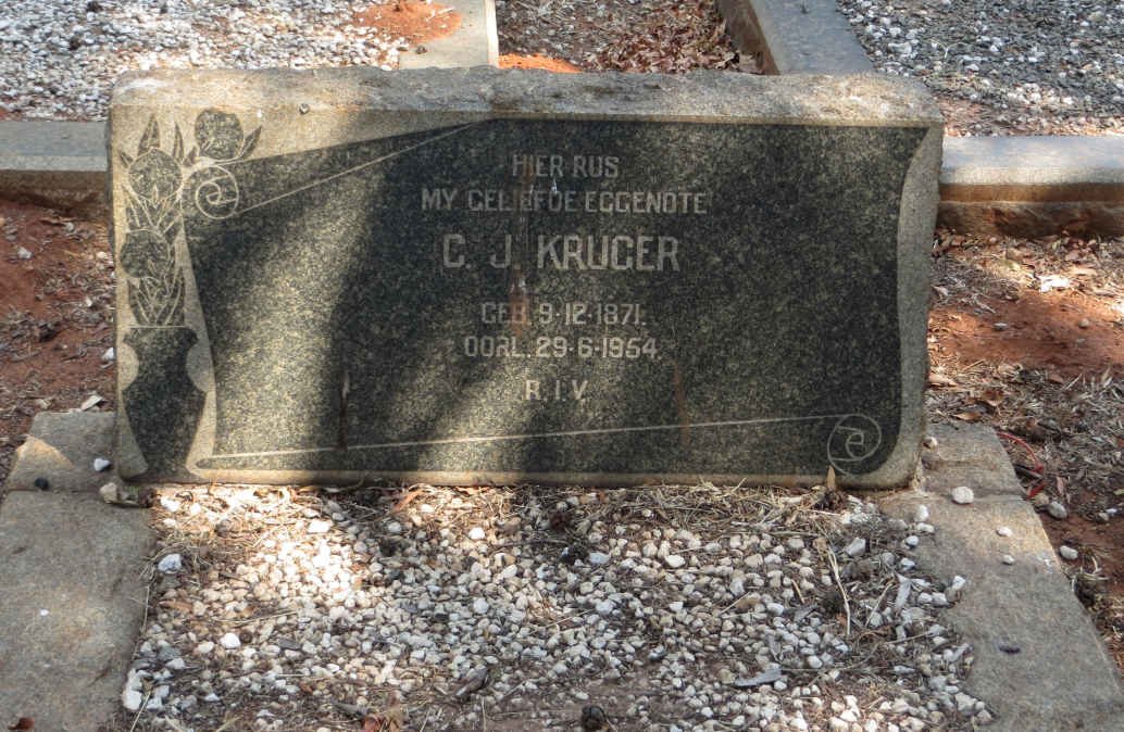 KRUGER C.J. 1871-1954