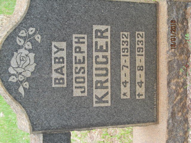 KRUGER Joseph 1932-1932