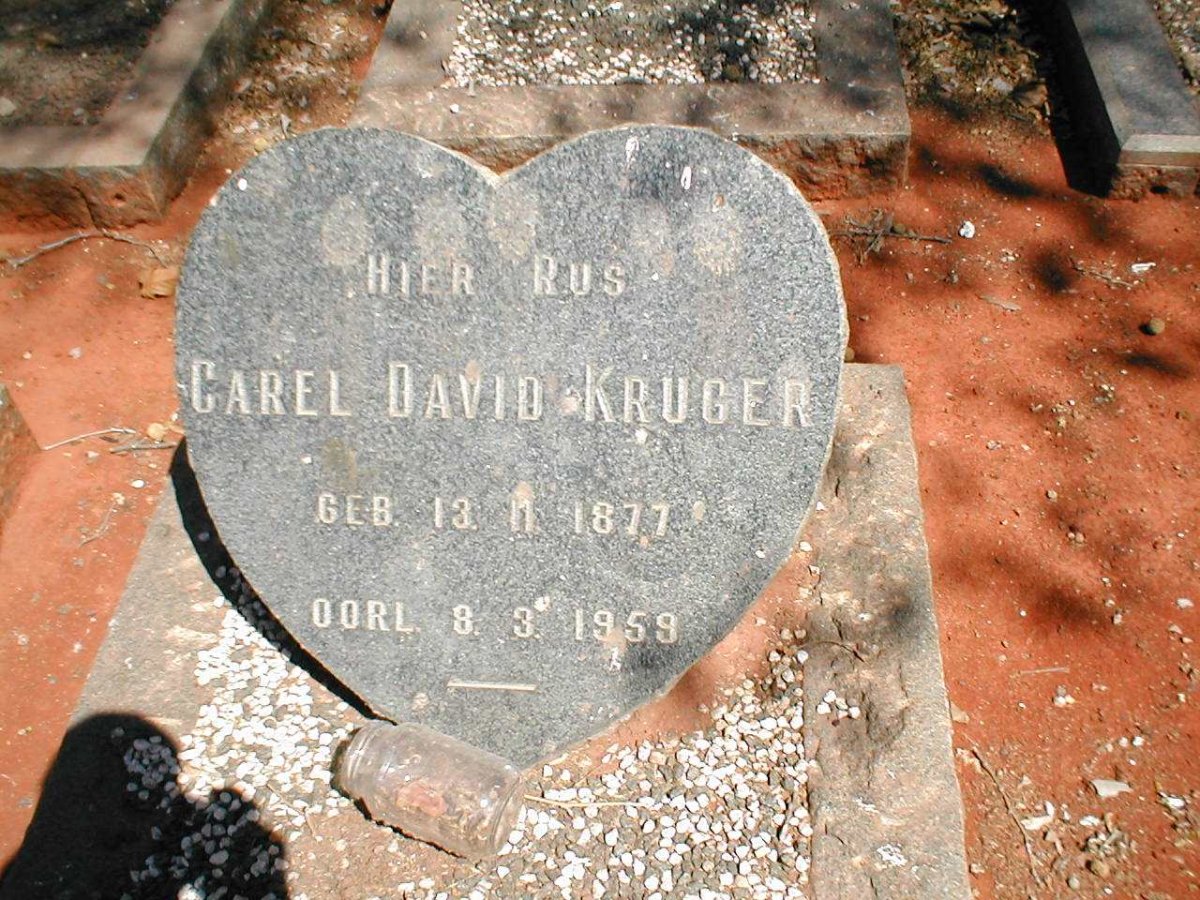 KRUGER Carel David 1877-1959