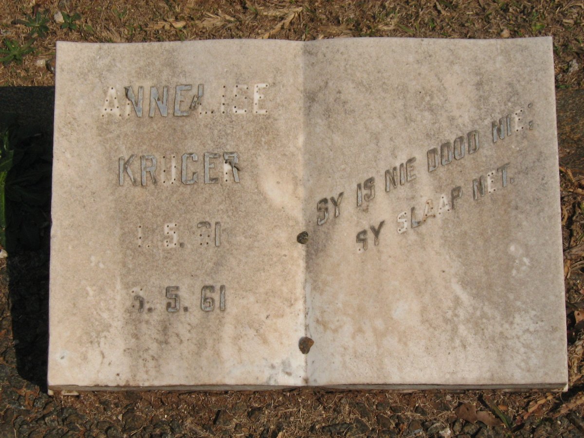 KRUGER Annelise 1961-1961