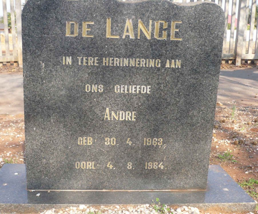 LANGE André, de 1963-1964