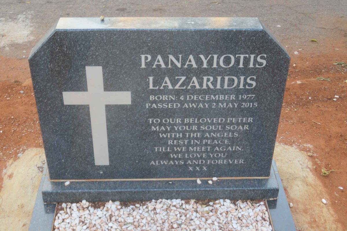 LAZARIDIS Panayiotis 1977-2015