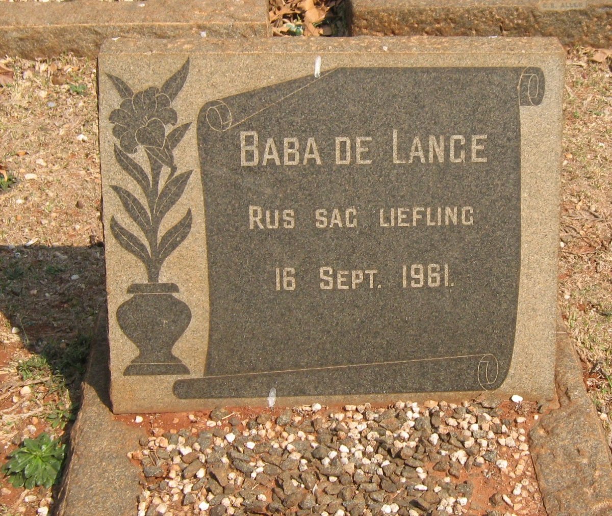 LANGE Baba, de -1961